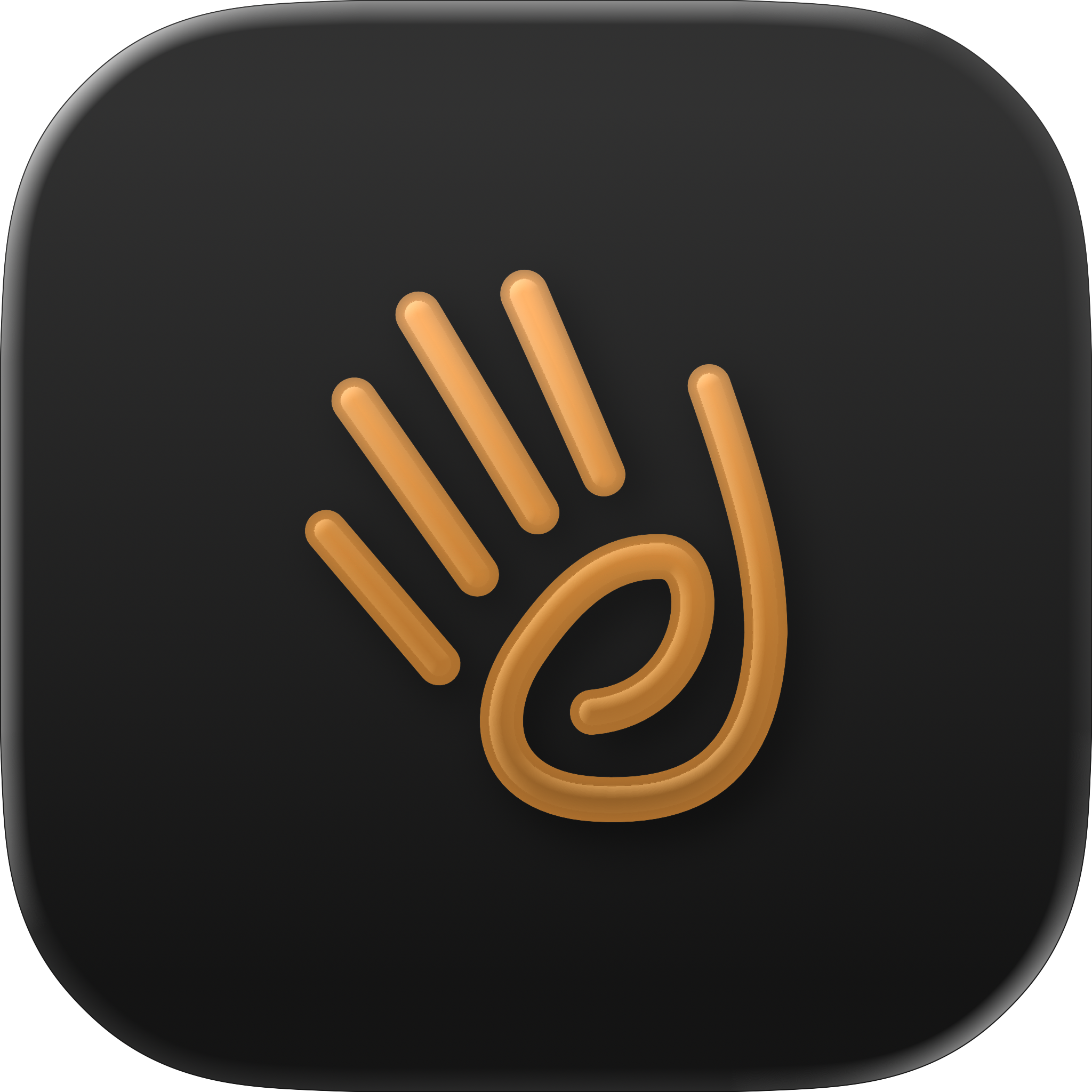 Dark app icon